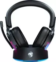 Ecost prekė po grąžinimo Roccat Syn Max Air - Belaidis RGB žaidimų ausines su 3D garsu ir dokavimo s (Atnaujinta)