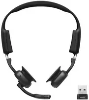 SHOKZ OpenMeet UC Belaidės Bluetooth Bone Conduction Videoconferencing Ausinės su USB-A adapter