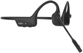 SHOKZ OpenComm2 2025 Upgrade Belaidės Bluetooth Bone Conduction Videoconferencing Ausinės su USB-C Charging Port | 16 Hr Talk Time, 29m Belaidės Range, 1 Hr Charge Time | Includes Noise Cancelling Boom Mic, Juodas