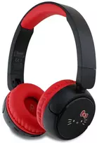 Ausinės Hello Kitty Face Logo Bluetooth raudonos spalvos