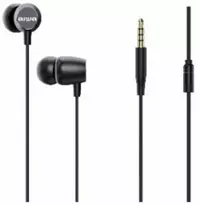 Ausinės Aiwa Įstatomos į ausis (į ausis įkišamos tipo) ausinės AIWA ESTM-20BK 105dB 16ohm Juoda