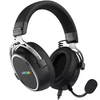 Ausinės Hator Hypergang 3 USB ESH50 RGB juoda