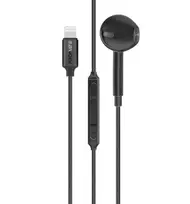 Ausinės Promate MonoPod Ergonomic Mono MFI Certified In-Ear su laidu Earphones Lightning / 1.3m