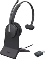 Yealink Dect Ausinės WH64 Hybrid Mono su Charging Stovas Teams