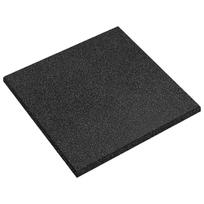 Kritimo apsaugos plytelės 12 pcs Juoda 50 x 50 cm Guma