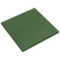 Kritimo apsaugos plytelės 24 pcs Žalia 50 x 50 cm Guma