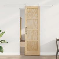 Slankios durys ORKDAL Natūrali ir Balta 61 x 198,5 cm