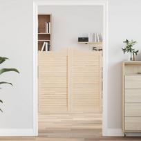 Sukamosios durys Natūrali 100 x 50 cm Pušies medienos masyvas