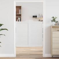 Sukamosios durys Balta 100 x 50 cm Pušies medienos masyvas