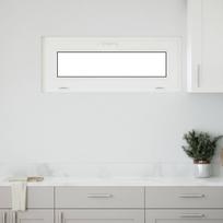 Požeminio lango RISOR 110 x 40 cm PVC ir stiklas Antracito
