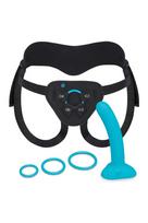 B-VIBE EVERY BODY STRAP-ON HARNESS SET WITH 6 INCH SILICONE DILDO PEG