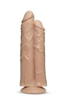 Dr oda - dvigubos bėdos - dvigubo veleno dildo 10,5 '' - vanilė