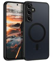 Matinis juodas dėklas Samsung Galaxy A55 telefonui "Full Matte Mag Cover"