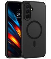 Matinis juodas dėklas Samsung Galaxy A56 5G telefonui "Full Matte Mag Cover"