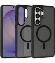 Matinis juodas dėklas Samsung Galaxy S26 Ultra telefonui "Full Matte Mag Cover"