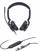 Yealink Ausinės UH46 Dual UC USB-C/A