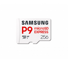 Samsung P9 Express | MicroSD Card | 256GB | microSDXC | Flash memory class U3, V30, A1