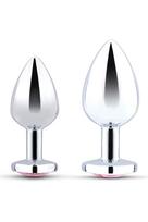 B-VIBE JEWEL HEART METAL BUTT PLUG TRAINING SET