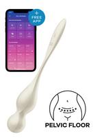 Kėgelio treniruoklis-G taško stimuliatorius Satisfyer Love Birds, baltas