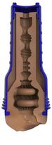 Masturbatorius Fleshlight Boost Bang Dark, mėlynas