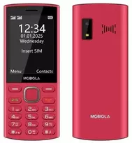 Mobilusis telefonas Mobiola MB4280 4G dviejų SIM kortelių, raudonas