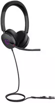 Ausinės Yealink UH48 Dual UC USB-C/A Laisvų rankų įranga Vielinis Su lankeliu Skambučiai / muzika USB Type-C / USB Type-A Juoda