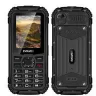 EVOLVEO StrongPhone Q1, vandeniui atsparus, patvarus dviejų SIM kortelių telefonas, juodas