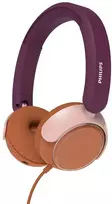 Laidinės vaikiškos ausinės Philips TAK2000MP/00, violetinės ir rudos spalvos