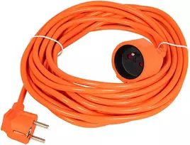 Blow PR-160 prailgintuvas, 1 lizdas su įžeminimu, 10 m, oranžinis (3x1.5 mm)