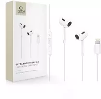 Tech-Protect Ultraboost Core G2 Lightning ausinės – baltos spalvos