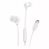 Ausinės Motorola Earbuds 3C-S USB-C baltos spalvos