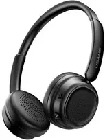 USAMS SR01 Bluetooth 5.3 ANC ant ausų dedamos ausinės juodos spalvos
