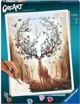 CreArt Painting: Stebuklingas elnias 202737 RAVENSBURGER Skaičių rašymas