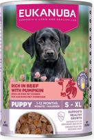Eukanuba Life Care Puppy Rich in beef and pumpkin - wet dog food - 400g