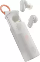 Ausinės Skullcandy Dime Evo True Belaidės Bluetooth-nappikuulokkeet, valkoinen/oranssi