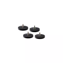 NANLITE MAGNETIC BASE ADAPTER WITH 1/4-20 THREAD SET (4PCS) AS-MBA-1/4-SET