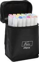 Nassau - Pastel Round Dual Markers, 24 Pcs (AR017002)