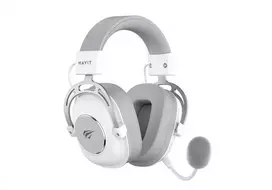 Havit H2002YG - 2.4G žaidimams ausinės (Baltas ir pilkas)