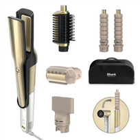 Shark Glam Ceramic  and  Air Styling and Drying System with FrizzFighter | HD6051SEU | Number of heating levels 3 | 1500 W | Gold