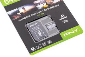 PNY PRO Elite 64GB MicroSDXC UHS-I Klasės 10