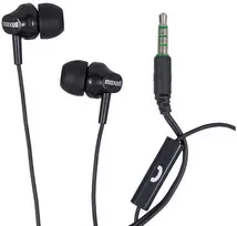 Ausinės Maxell ausinės su laidu Įstatomos į ausis (į ausis įkišamos tipo) ausinės EB-875 Jack 3,5mm juoda