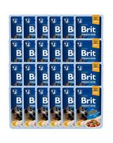 BRIT Premium Cat Fillets in Gravy drėgnas maistas katėms su tunu padaže 24x85g