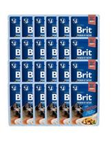 BRIT Premium By Nature Fillets in Gravy for Sterilized cats su vištiena 24x85g