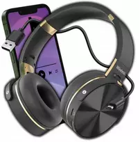 Belaidės Bluetooth on-ear ausinės vaikams žaidimams ir muzikai (MP3)