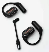 Ausinės Oneodio OpenRock Link 20 – Sport Open Belaidės earbus, Detachable microphone, Bluetooth, Juodas