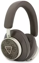 Ausinės Guess PU 4G Triangle Logo ENC Belaidės Headphone Ruda