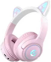 Ausinės ProCaster Meow 2.0 kuulokkeet mikrofonilla, vaaleanpunainen