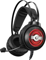 Rampage RM-K29 THUNDER juodos žaidimų ausinės su mikrofonu. 2F 1M garso skirstytuvas