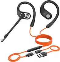 Oneodio OpenRock Link 10 su laidu Over-Ear Ausinės (Juodas)