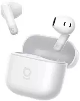 Baseus Belaidės Bluetooth 6.0 ausinės Bass BS2 Lite su įkrovimo dėklu, baltos